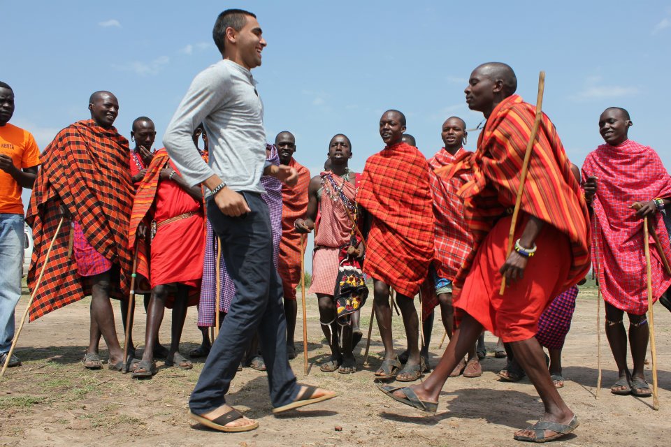Gagan With the Masai Tribe: Courtesy of Gagan Majathia and Tracy Leparulo
